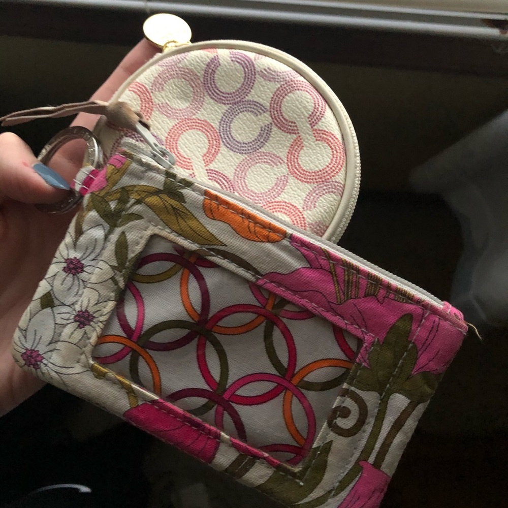 Coach and Vera Bradley Coin Purses